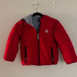 Gerry size 5 Kids Bright Red Puffer Coat